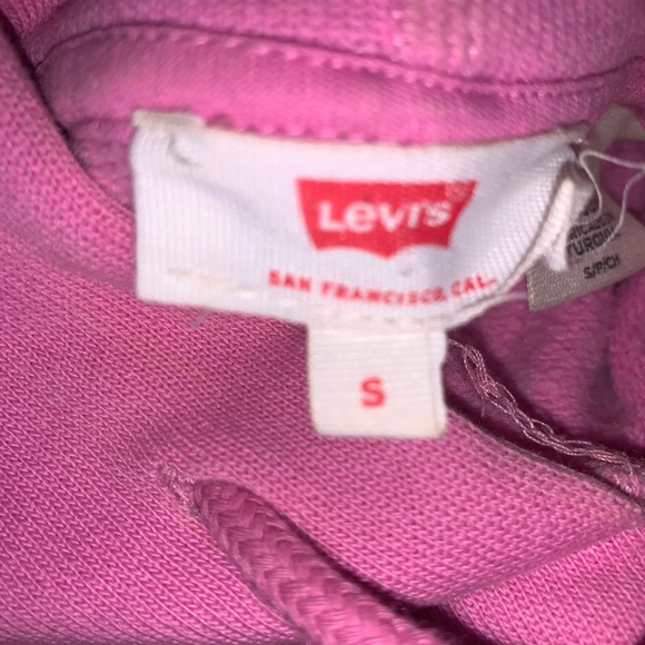 Cropped pink Levi’s hoodie - Picture 4 of 4
